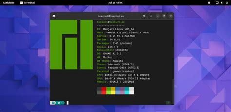 Installation of Manjaro 21 (GNOME Edition) Desktop