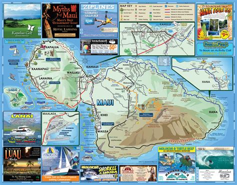 Maui Tourist Attractions Map