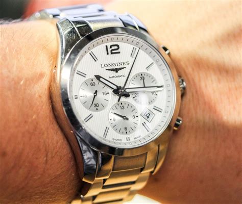 Longines Conquest Classic Chronograph Watch Review | aBlogtoWatch