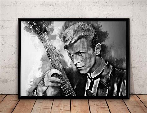 David Bowie Print David Bowie Wall Art – Poster | Canvas Wall Art Print Poster - Canvas Wall Art ...