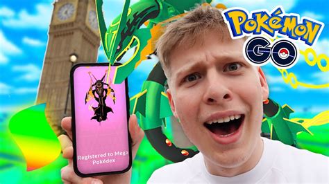 Mega Rayquaza auf dem Pokemon Go Fest London gefangen! - YouTube