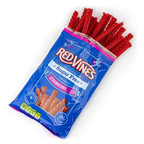 Red Vines Sugar Free Strawberry Twists, 5oz Bag - Walmart.com - Walmart.com