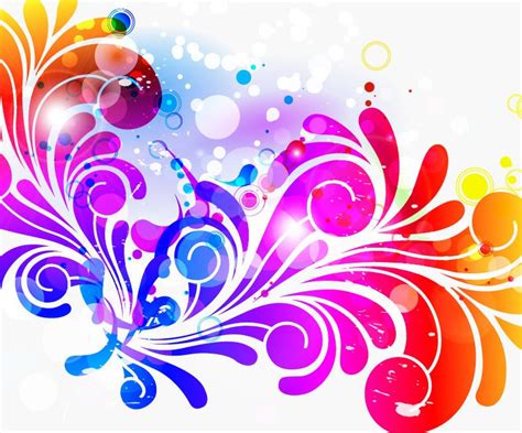 Abstract Design Colorful Background Vector Graphic | Free Vector ...