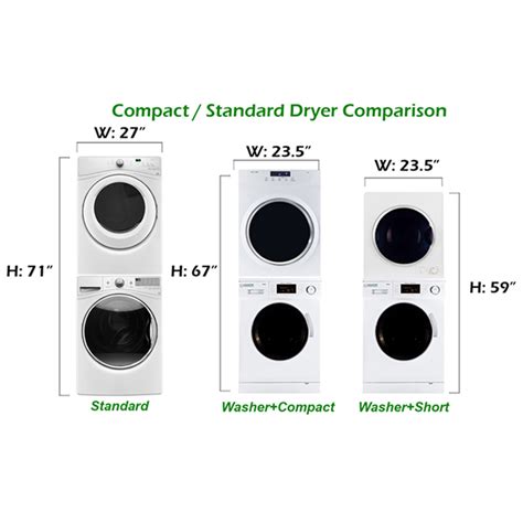 Dimensions Of Compact Stackable Washer And Dryer at Brian Burns blog