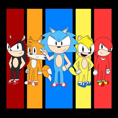 Sonic Mania Characters by zeroManGames on DeviantArt