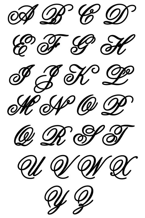 Fancy Alphabet Letters Drawing at GetDrawings | Free download