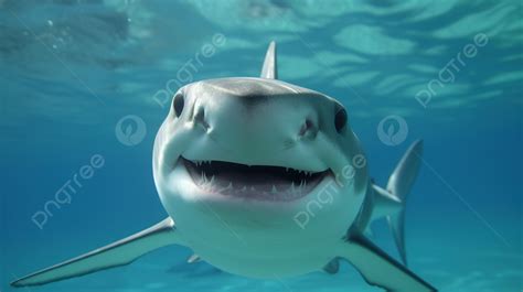 Shark With A Big And Beautiful Smile Background, Pictures Of Cute ...