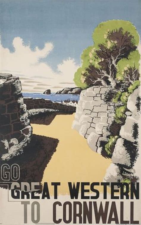 Vintage GWR Cornwall Railway Poster A3/A2/A1 Print - Etsy