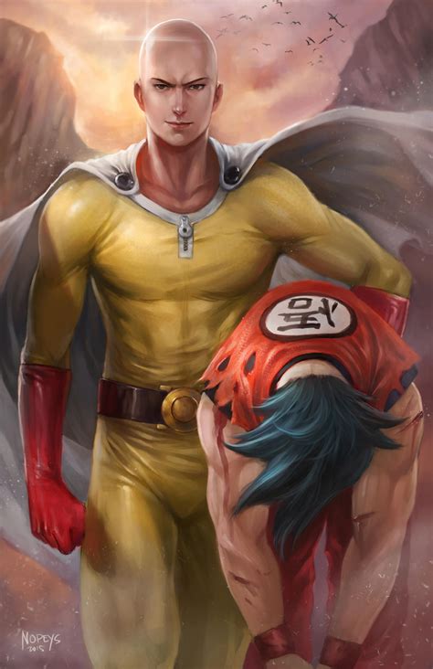 Saitama vs Goku by NOPEYS on DeviantArt