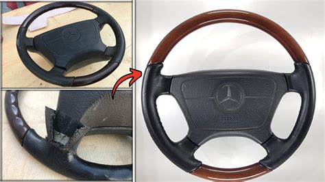 Leather Steering Wheel Upholstery, Mercedes Benz Steering Wheel Cover ...