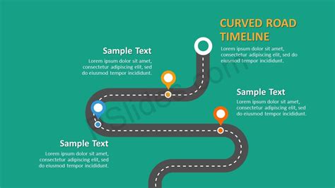 Road Timeline Template Powerpoint