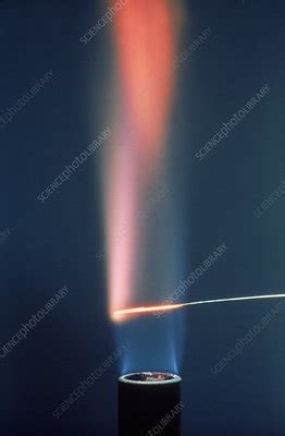 Rubidium Flame Test - Stock Image - C002/8022 - Science Photo Library