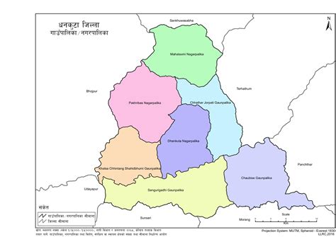 Administrative Map - Dhankuta, Province 1| Resources