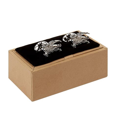 Lyst - Burberry Equestrian Knight Cufflinks in Metallic for Men - Save 35%