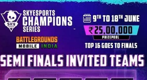 Skyesports Championship Series 2023 (SCS) Semi Finals Day 4 Schedule ...