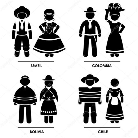 South american costumes for male | South America - Brazil Colombia ...