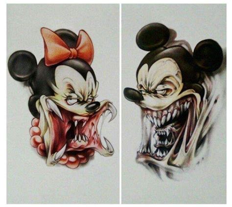 Scary Cartoon Characters Drawings - pic-mayonegg