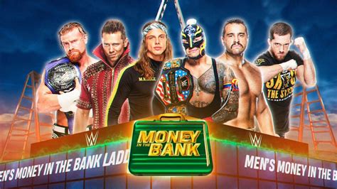 WWE MONEY IN THE BANK 2020 MITB LADDER MATCH CARD REMAKE PSD & PARTES BY Jika - YouTube