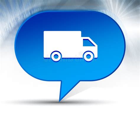 Blue Delivery Truck stock vector. Illustration of rental - 20656339