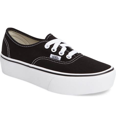 Vans 'Authentic' Platform Sneaker (Women) Chic Sneakers, Sneakers Fashion Outfits, Sneakers ...