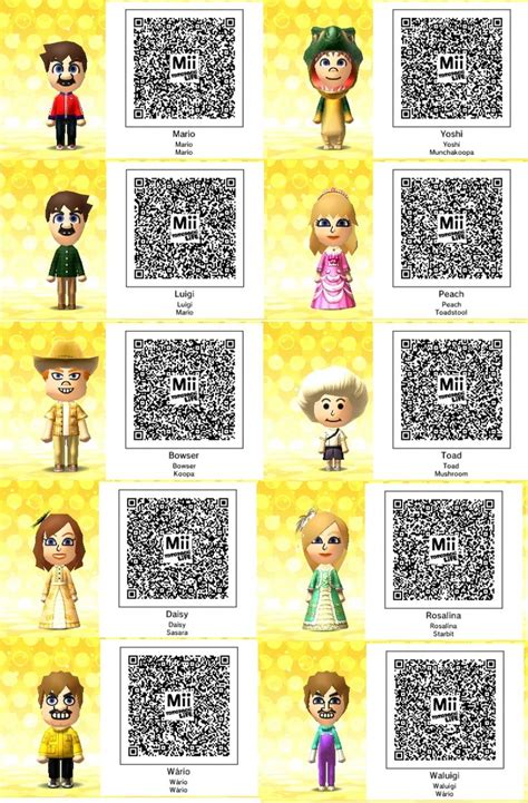 72 best images about Miis on Pinterest | Chibi, Animal crossing and Qr ...