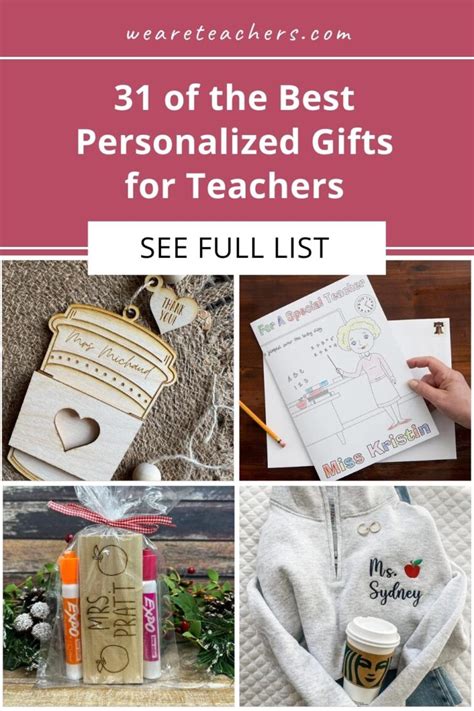 31 Personalized Teacher Gifts That Are Thoughtful and Unique