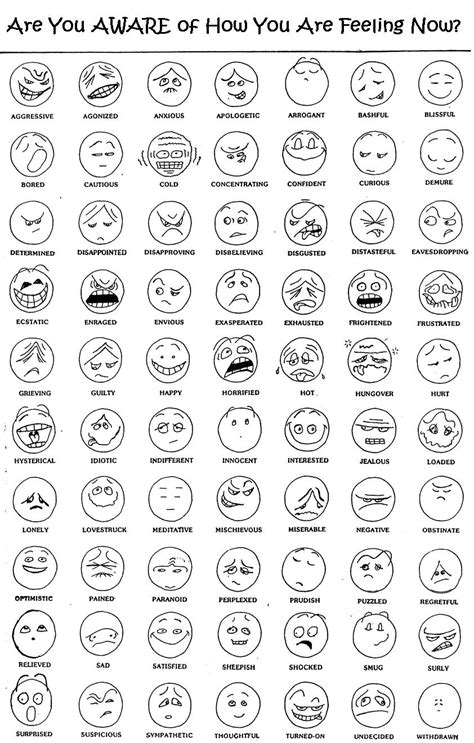 16 Emotions Worksheets For Adults / worksheeto.com