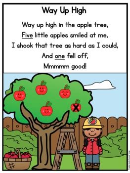 Way Up High in the Apple Tree | Google Slides | Pocket Chart | Shared ...