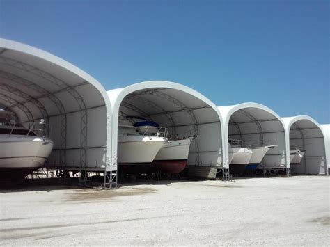 Durable Tensile Fabric Boat Storage Shelters | Big Top