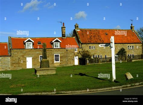 Cottages at Goathland, North Yorkshire Moors Stock Photo - Alamy