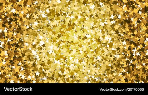 Gold star glitter background Royalty Free Vector Image