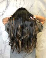 27+ Ideas For Dark Caramel Highlights On Black Hair