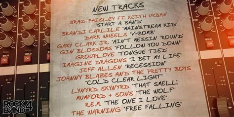 Rock Band 4: ¡Revelaron la lista oficial de canciones! - Cultura Geek