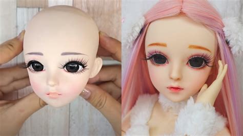 Doll Makeover Transformation 😱Doll 60cm Hairstyles and Clothes 👸 Barbie Tutorial - YouTube