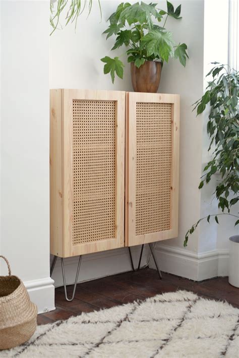 This IKEA Hack Uses Cane to Turn a Plain Cabinet Into a Design Beauty | Hunker | Ikea diy, Home ...