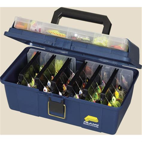 Plano® Spinner Bait Box, Blue - 121650, Fishing Accessories at ...