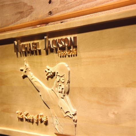 Michael Jackson 1958-2009 Wood Sign - neon sign - LED sign - shop - What's your sign?