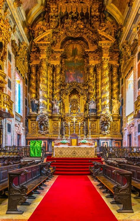 PORTO, PORTUGAL, SEPTEMBER 3, 2016: Interior of the Porto Cathedral, Portugal Editorial ...