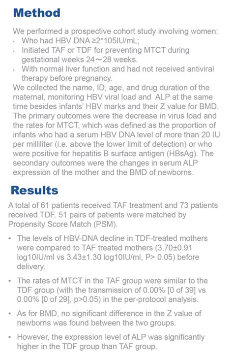 The Comparison of Tenofovir Alafenamide Fumarate with Tenofovir Disoproxil Fumarate in ...