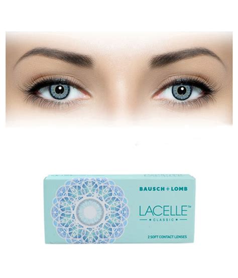 Bausch & Lomb Lacelle Classic Blue Monthly Disposable Colored Lenses With Spherical Power - Buy ...