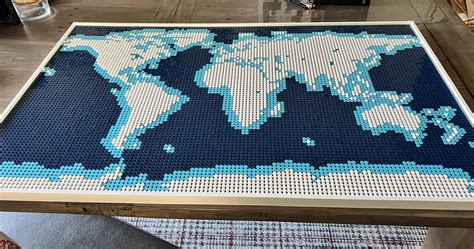 Lego World Map - took me a year but it’s finally finished : r/lego