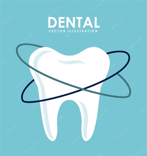 Premium Vector | Dental design over blue background vector illustration