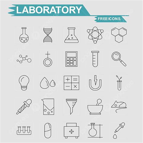 Science Vector Hd Images, Science Icons Set Vector, Science Icons, Science Clipart, Science PNG ...