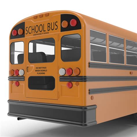 School Buses 3D Models Collection 3D Model $179 - .3ds .c4d .ma .obj ...