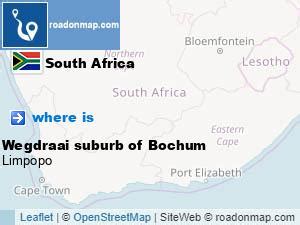 Where is Wegdraai suburb of Bochum Capricorn, Limpopo South Africa