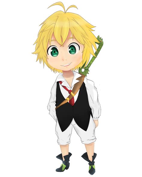 Meliodas Chibi render by Surcoro on DeviantArt