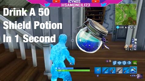 Fortnite Glitch - How To Drink A 50 Shield Potion In 1 Second - YouTube