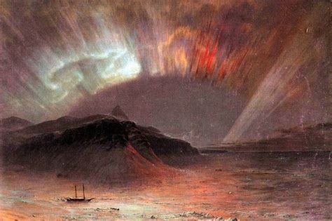 Aurora Borealis by Frederick Edwin Church | Aurora borealis art ...