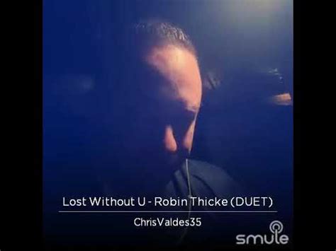 Robin Thicke- Lost without you (cover) - YouTube