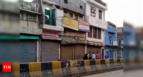 Noida: Dadri market sealed with 19 containment zones near it | Noida News - Times of India